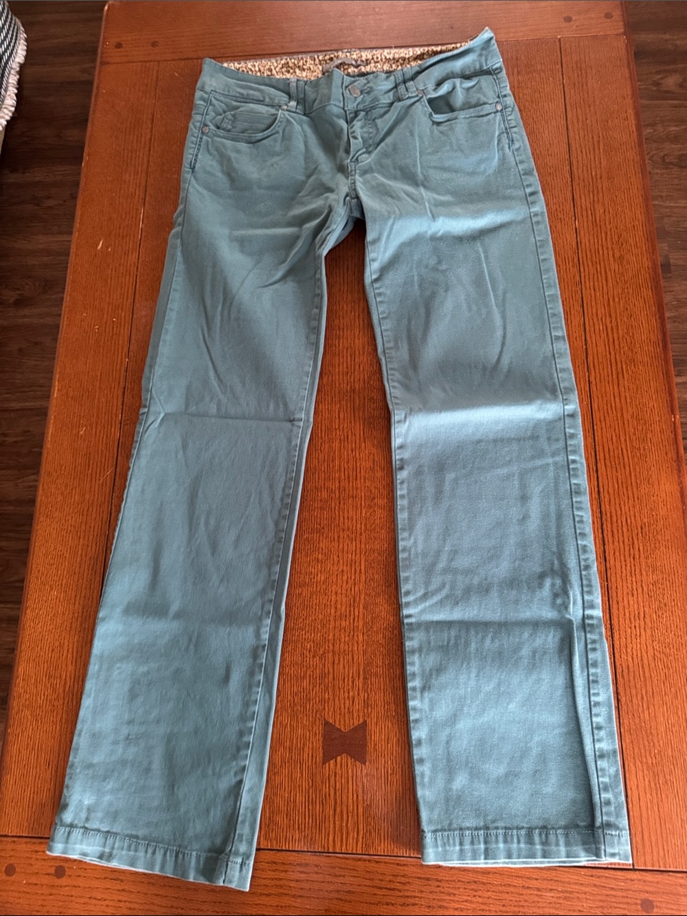 Prana Women's Straight-Leg Jeans in Teal